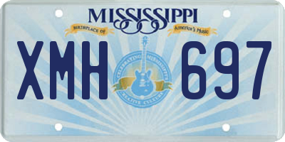 MS license plate XMH697