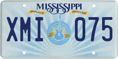 MS license plate XMI075