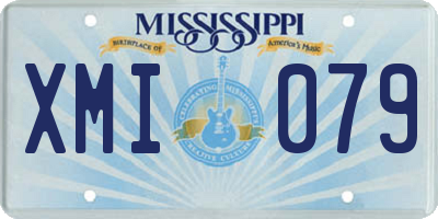 MS license plate XMI079