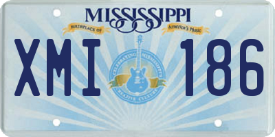 MS license plate XMI186