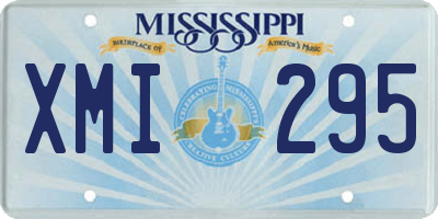 MS license plate XMI295