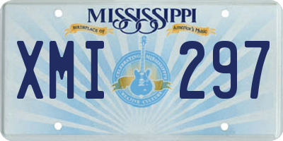 MS license plate XMI297