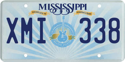MS license plate XMI338