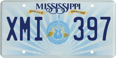 MS license plate XMI397