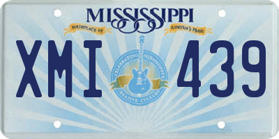 MS license plate XMI439