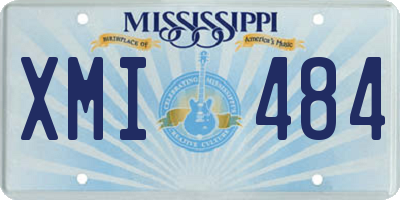 MS license plate XMI484
