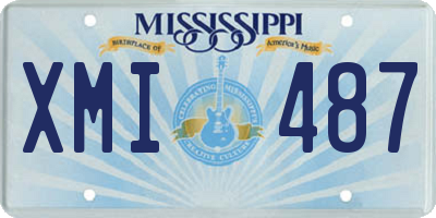 MS license plate XMI487