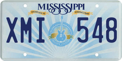 MS license plate XMI548
