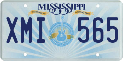MS license plate XMI565