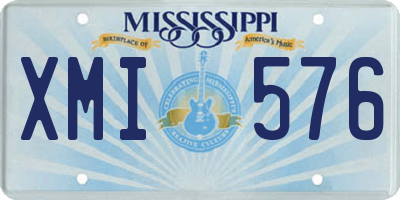 MS license plate XMI576