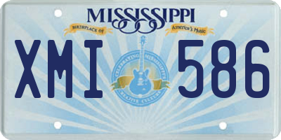 MS license plate XMI586