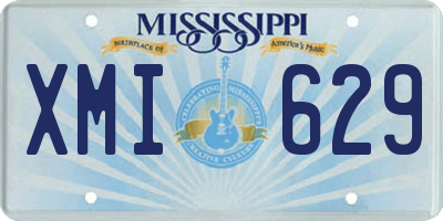 MS license plate XMI629
