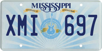 MS license plate XMI697