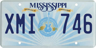MS license plate XMI746