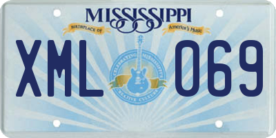 MS license plate XML069