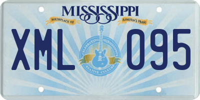 MS license plate XML095