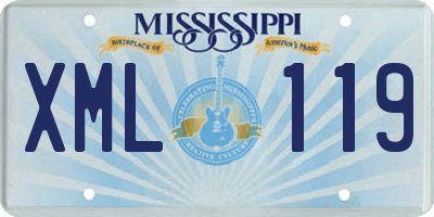 MS license plate XML119