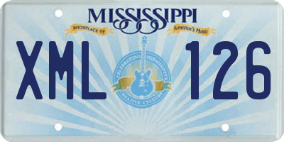 MS license plate XML126