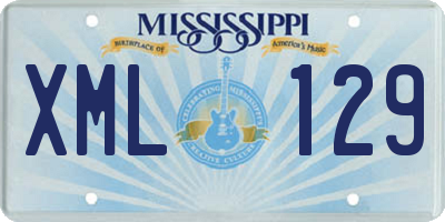 MS license plate XML129