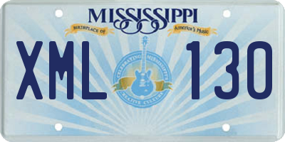 MS license plate XML130