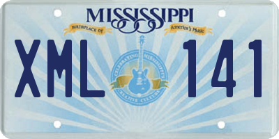 MS license plate XML141