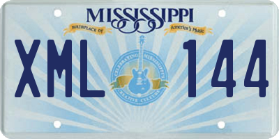 MS license plate XML144