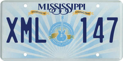 MS license plate XML147