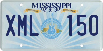 MS license plate XML150