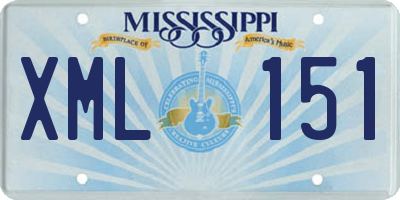 MS license plate XML151