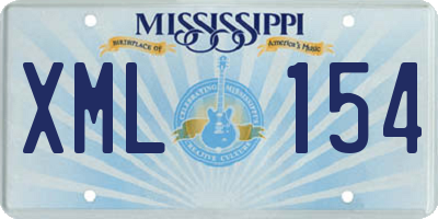MS license plate XML154