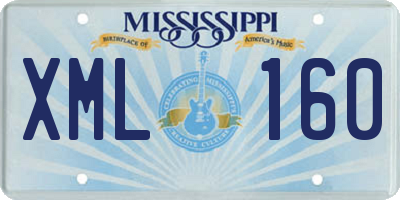 MS license plate XML160