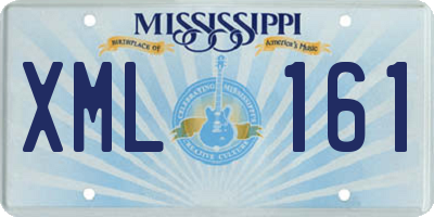 MS license plate XML161