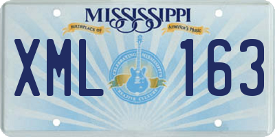 MS license plate XML163