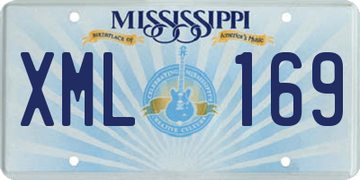 MS license plate XML169