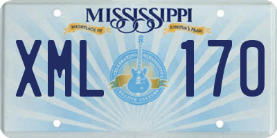 MS license plate XML170