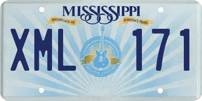 MS license plate XML171