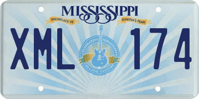 MS license plate XML174