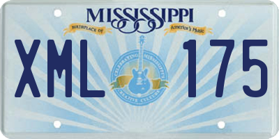 MS license plate XML175