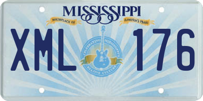MS license plate XML176
