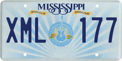 MS license plate XML177