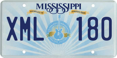 MS license plate XML180