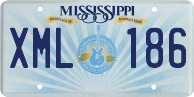 MS license plate XML186