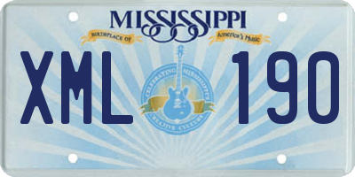 MS license plate XML190