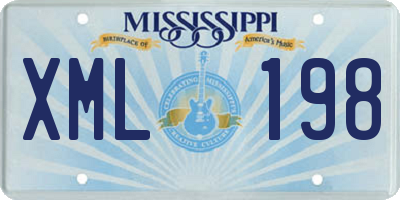 MS license plate XML198