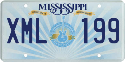 MS license plate XML199