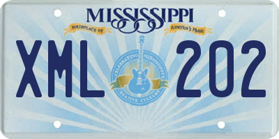 MS license plate XML202