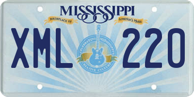 MS license plate XML220