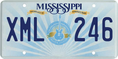 MS license plate XML246