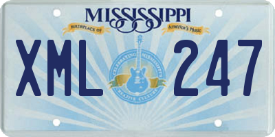 MS license plate XML247