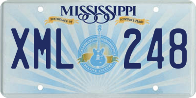 MS license plate XML248